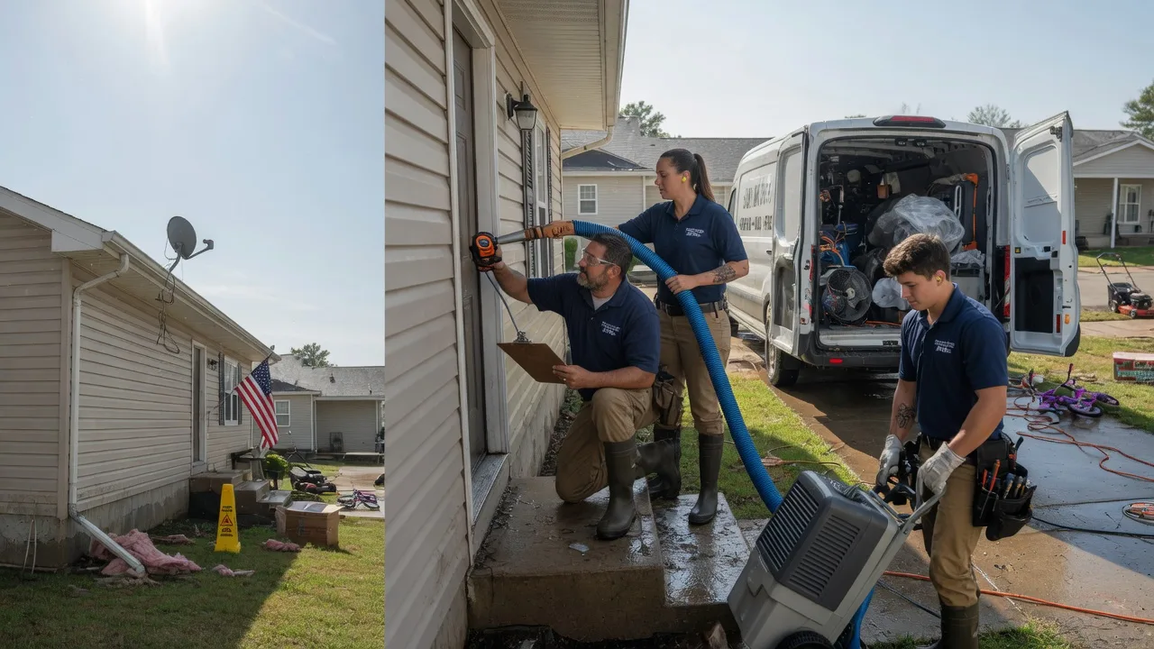 Ceiling Water Damage Restoration in Somerset, WI near me